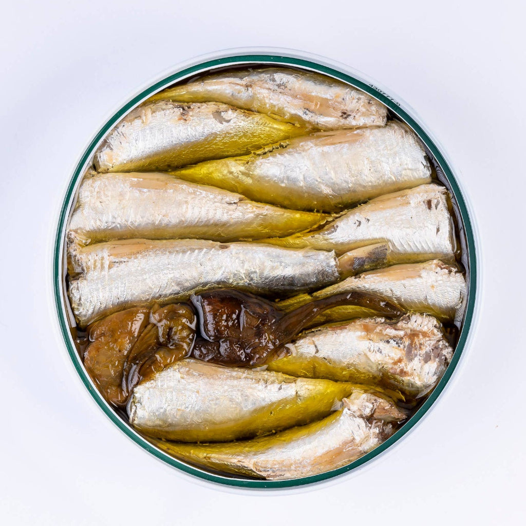 Sardinillas mit Pimiento de Padrón 10–14 Stück La Curiosa La Curiosa
