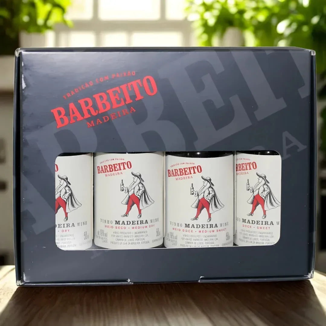 Barbeito Madeira Miniature Set 4 x 50ml in Präsentbox Barbeito