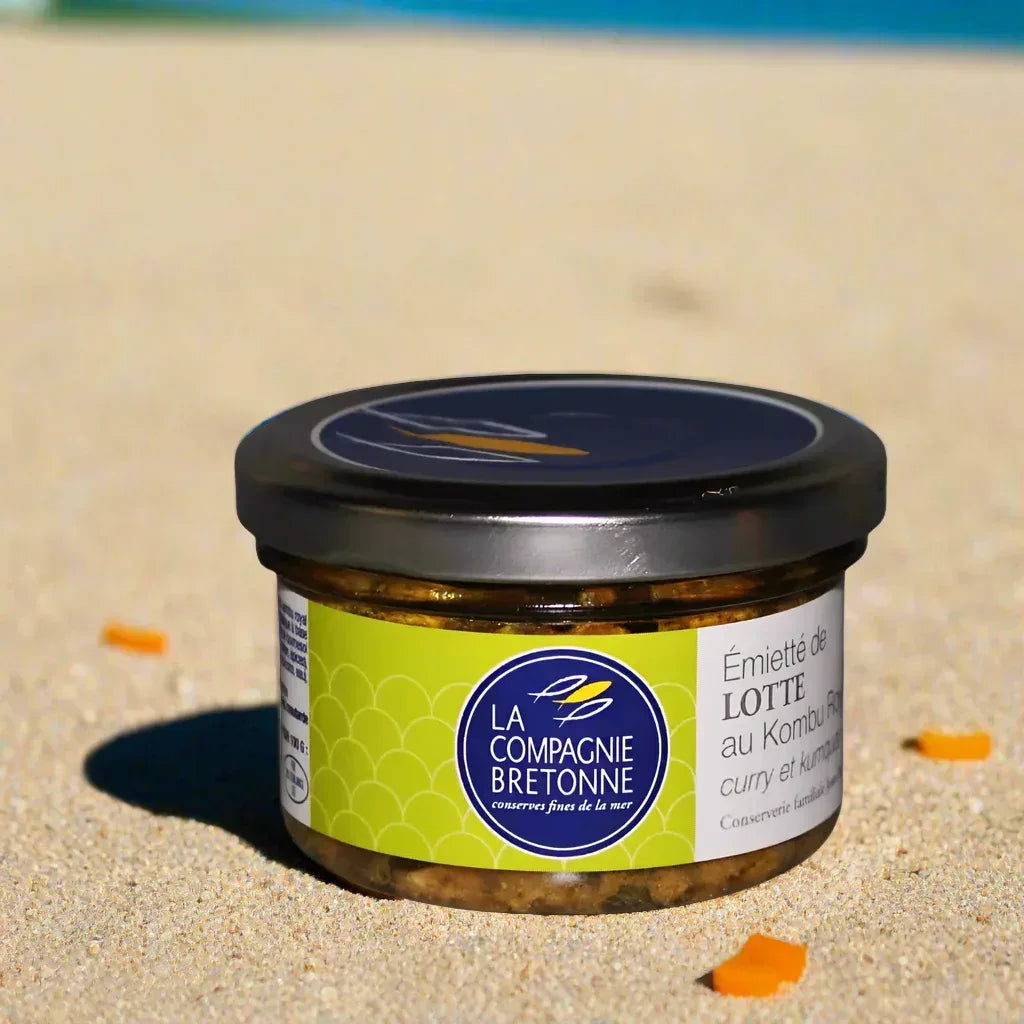 Emietté von Seeteufel mit Kombu-Algen, Curry und Kumquat La Compagnie Bretonne