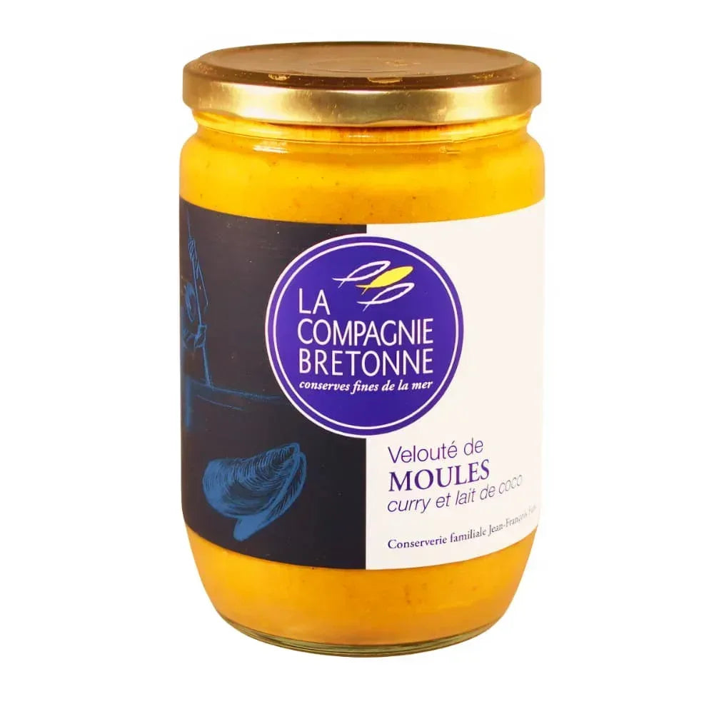 Velouté von Bouchot-Muscheln mit Curry & Kokosmilch 570g La Compagnie Bretonne