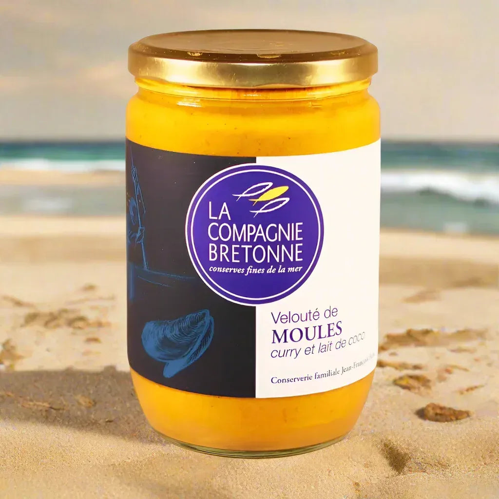 Velouté von Bouchot-Muscheln mit Curry & Kokosmilch 570g La Compagnie Bretonne