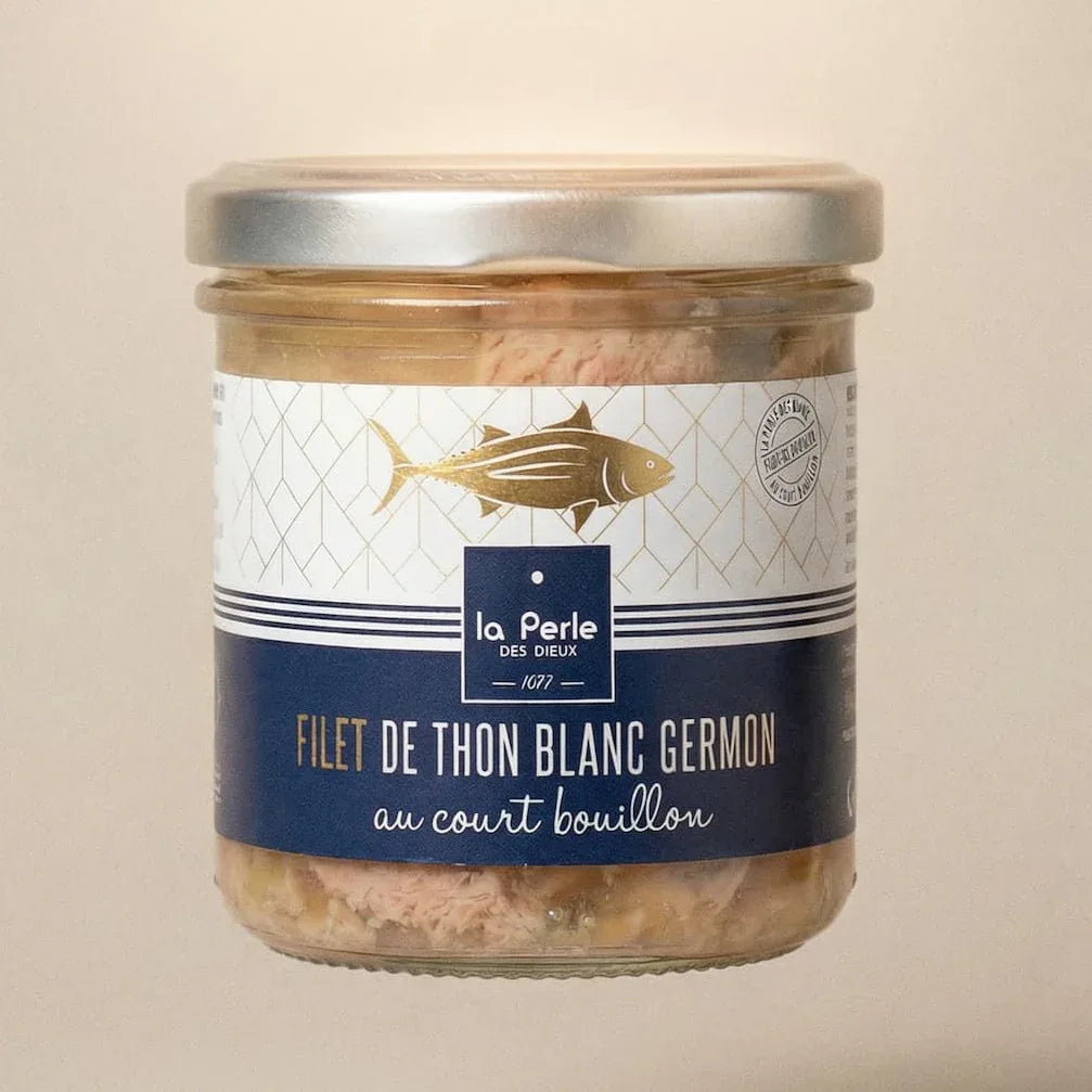 Filets vom Weißen Thunfisch (Albacore) in Court-Bouillon Perle des Dieux
