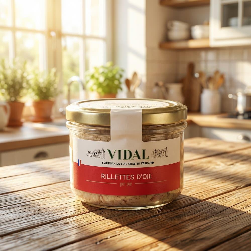 Gänserillettes 180g Vidal