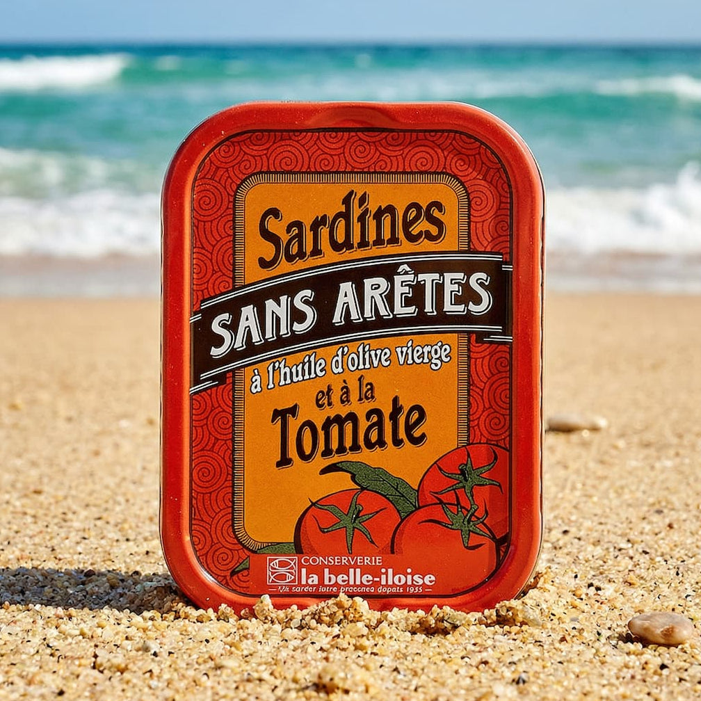 Sardinen ohne Gräten mit Olivenöl und Tomate Belle Iloise