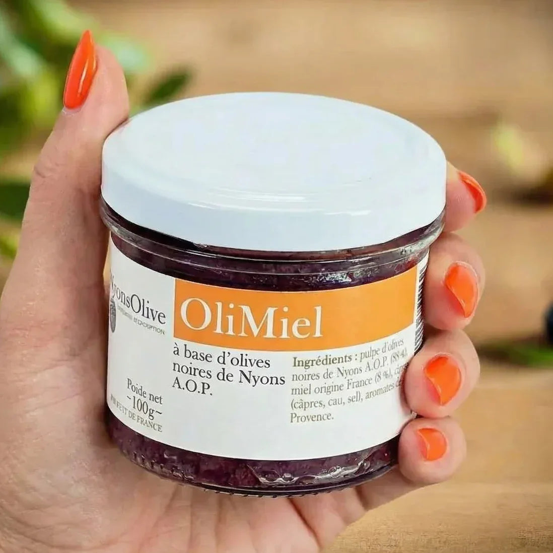 Paste von schwarzen Oliven mit Honig "Olimiel" Vignolis