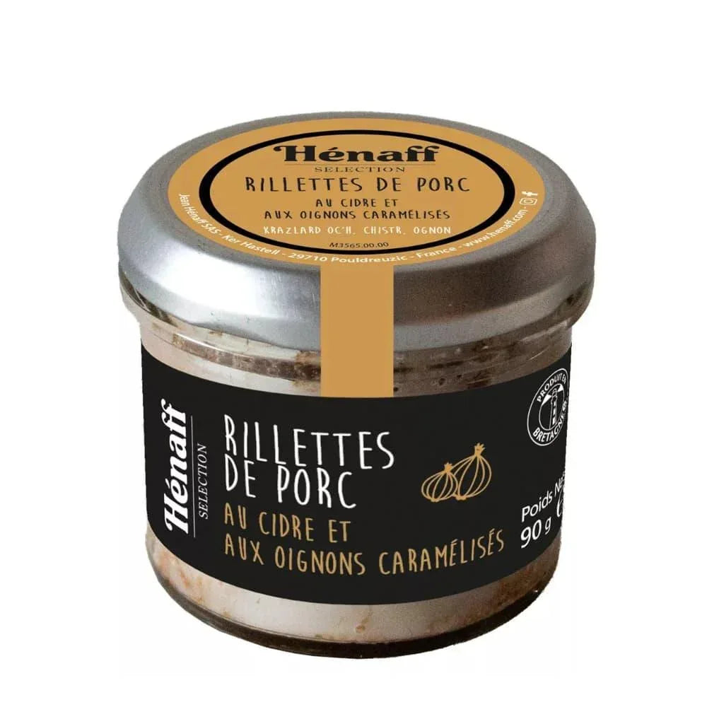Schweinefleisch-Rillettes mit Cidre und karamellisierten Zwiebeln 90g Henaff