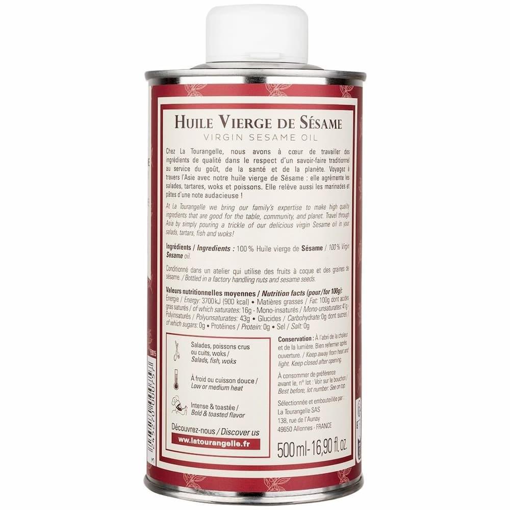 Getoastetes Sesamöl nativ (500ml) La Tourangelle