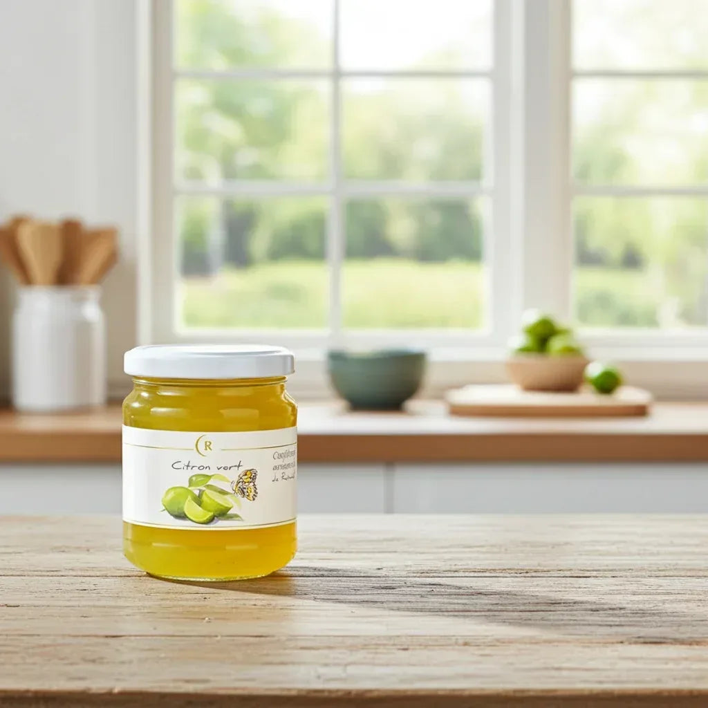 Limetten-Konfitüre Extra 250g Confitures de Raphaël