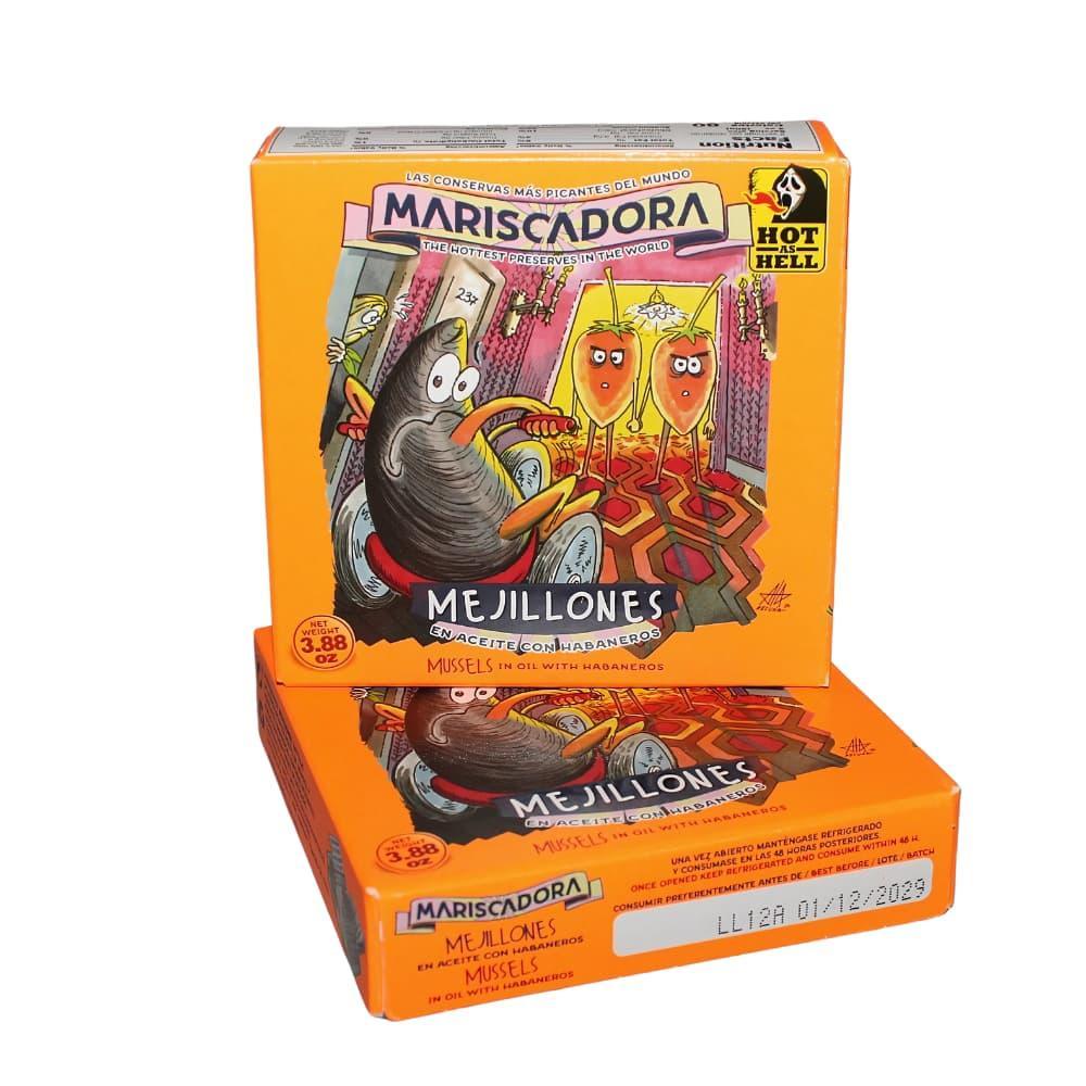 Mariscadora Premium Miesmuscheln mit Habanero-Püree 🌶️ 🌶️ Mariscadora