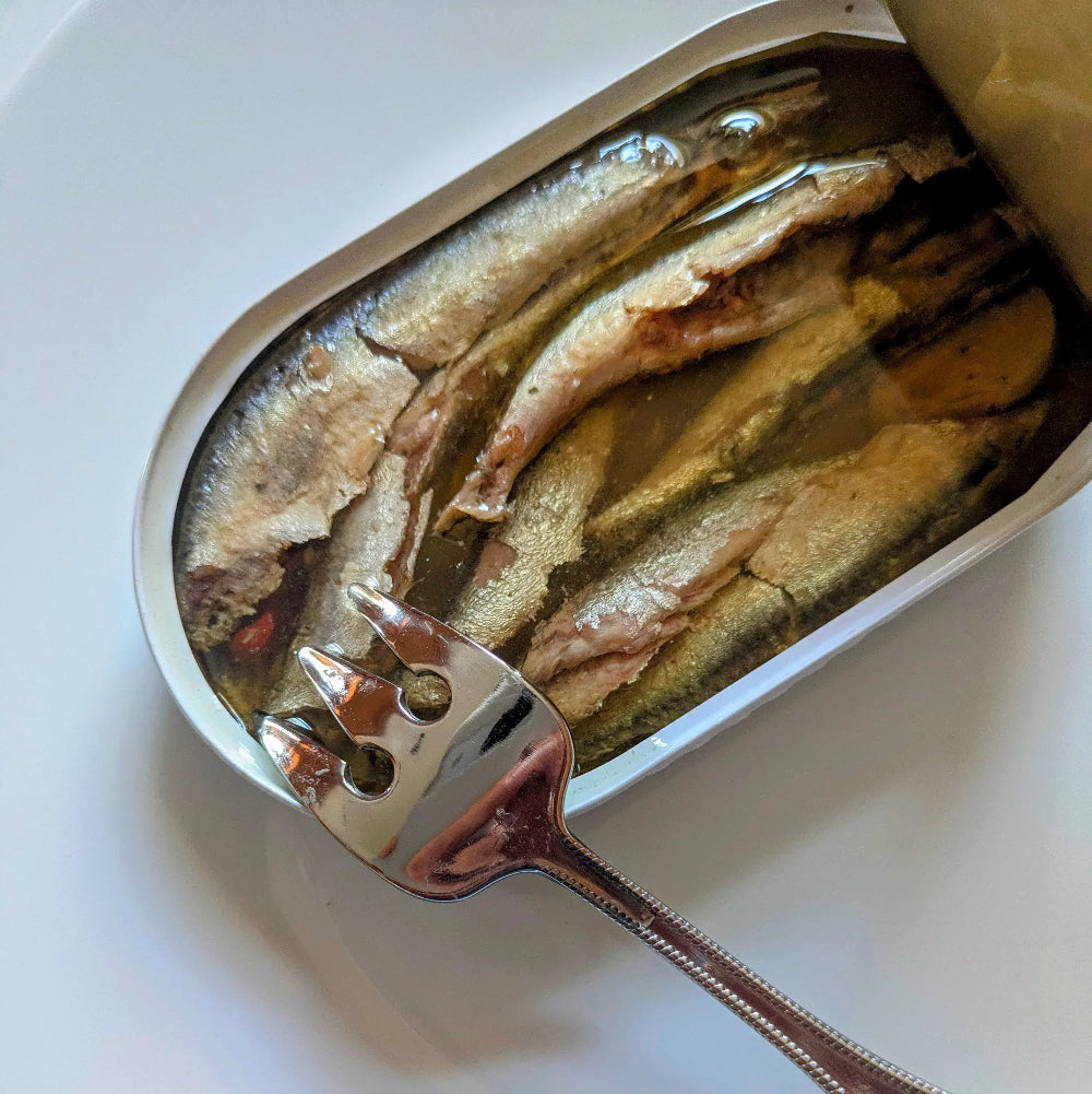 Sardellen nach Donostiarra-Art - 120g 🌶️ Conservas Olasagasti