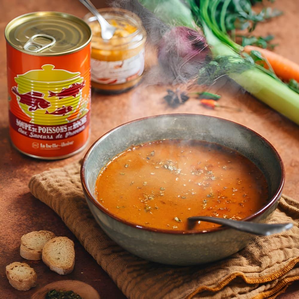 Felsenfischsuppe (soupe de poisson de roche) Belle Iloise
