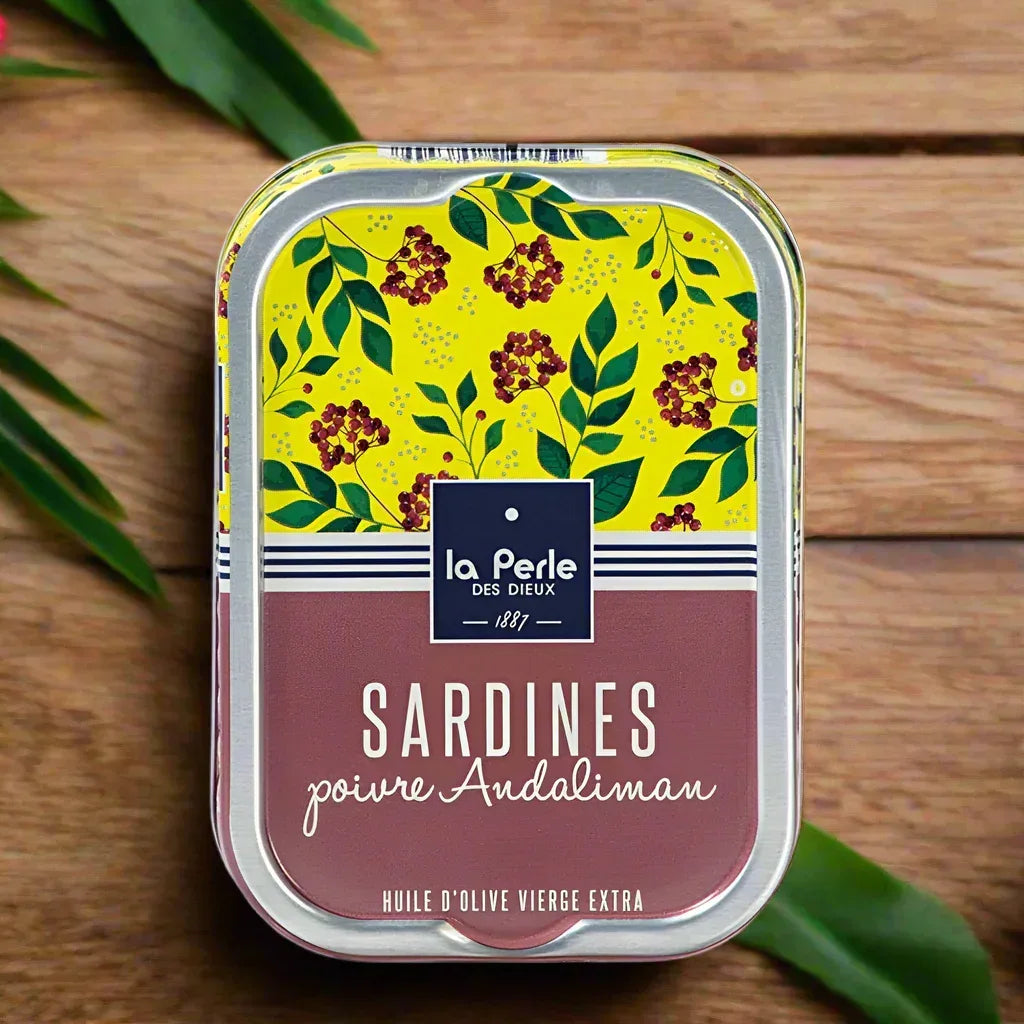 Sardinen mit Andaliman-Pfeffer Perle des Dieux