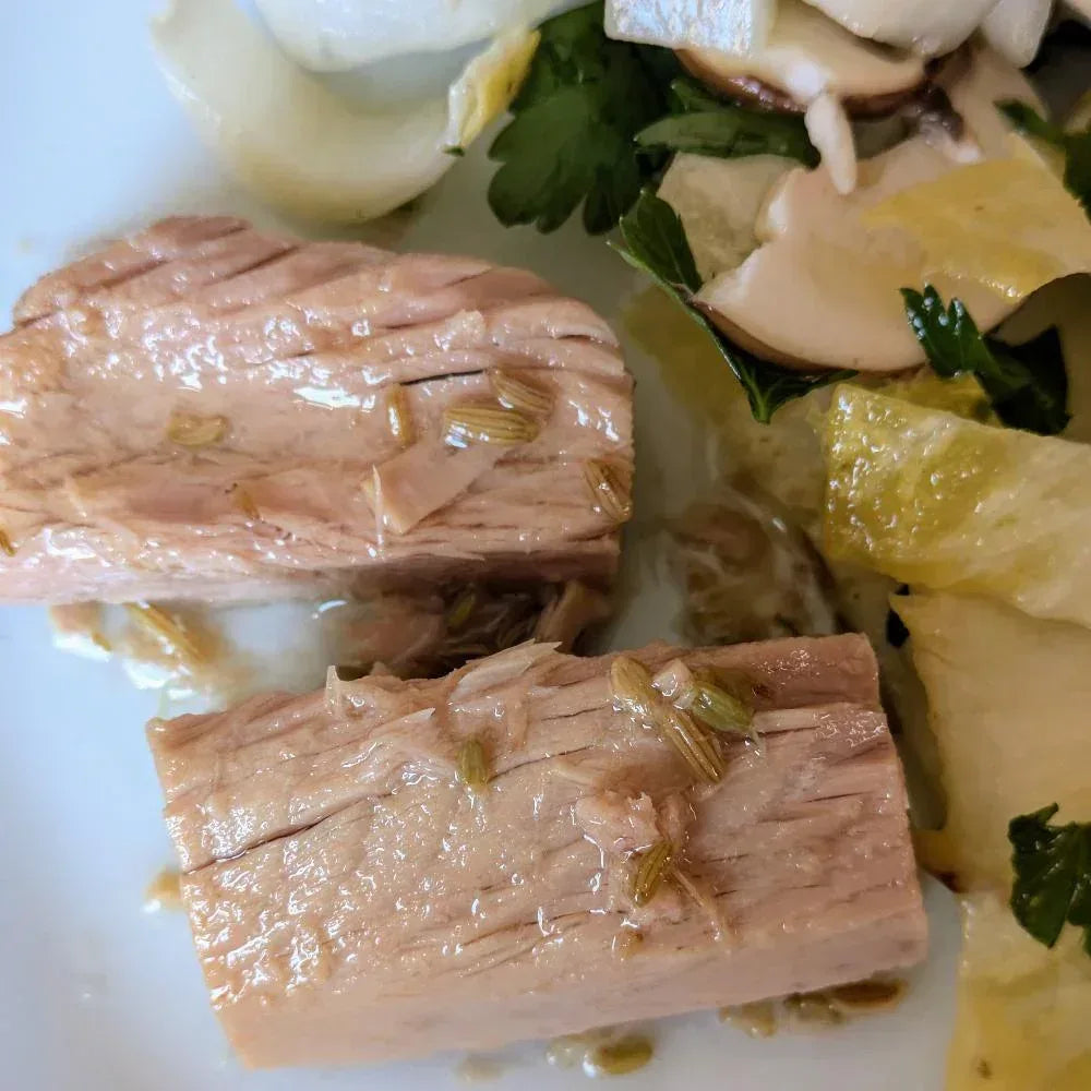 Thunfischfilets in Olivenöl mit Fenchel von den Azoren Santa Catarina