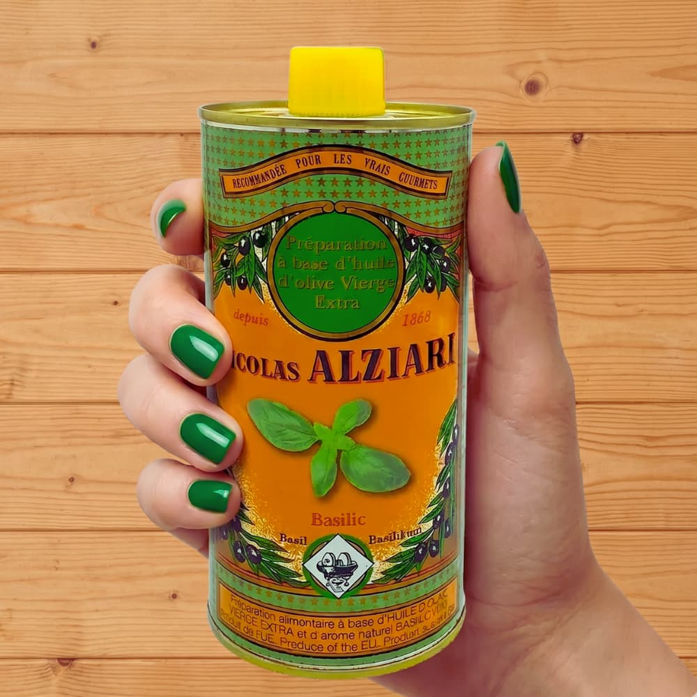 Alziari Olivenöl aus Nizza mit Basilikum 25cl Alziari