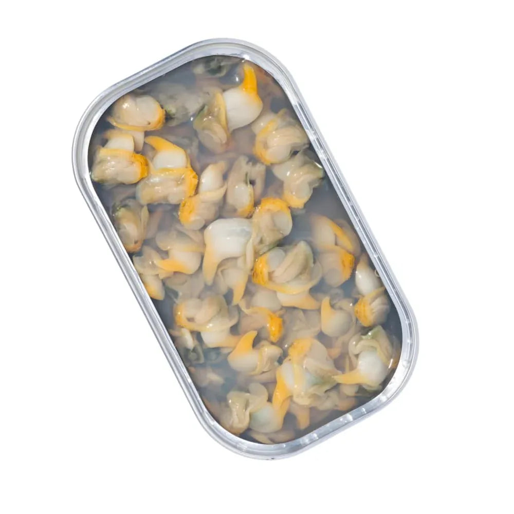 Berberechos al Natural 50/60 Stück (Herzmuscheln im eigenen Saft) Conservas Lulina