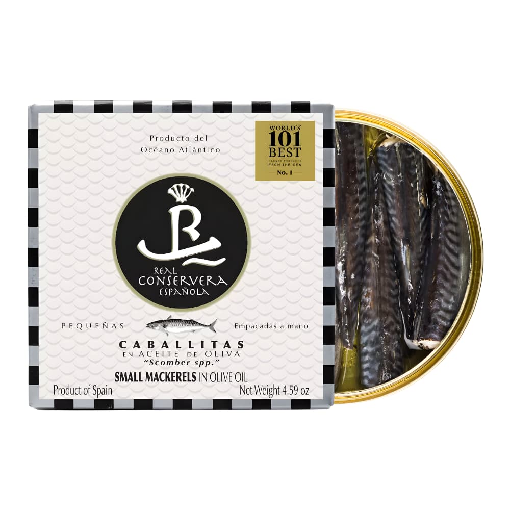 Caballita en Aceite de Oliva (Kleine Makrelen) Real Conservera Espanola
