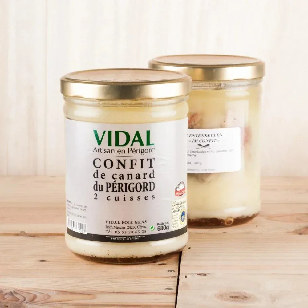 Confit de Canard (Entenconfit 2 Keulen) 680g Vidal