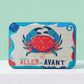 Bretonische Galettes und Palets "pur beurre" - Metalldosen 350g "Le Crabe" Atelier D