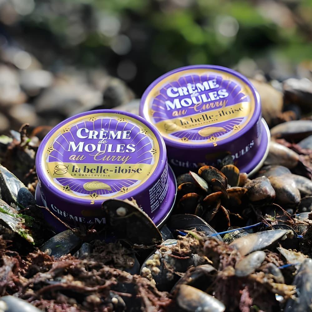 Bretonische Muschelcreme mit Curry Belle Iloise