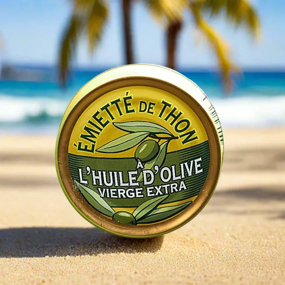 Émietté vom Thunfisch mit reinem Olivenöl Belle Iloise