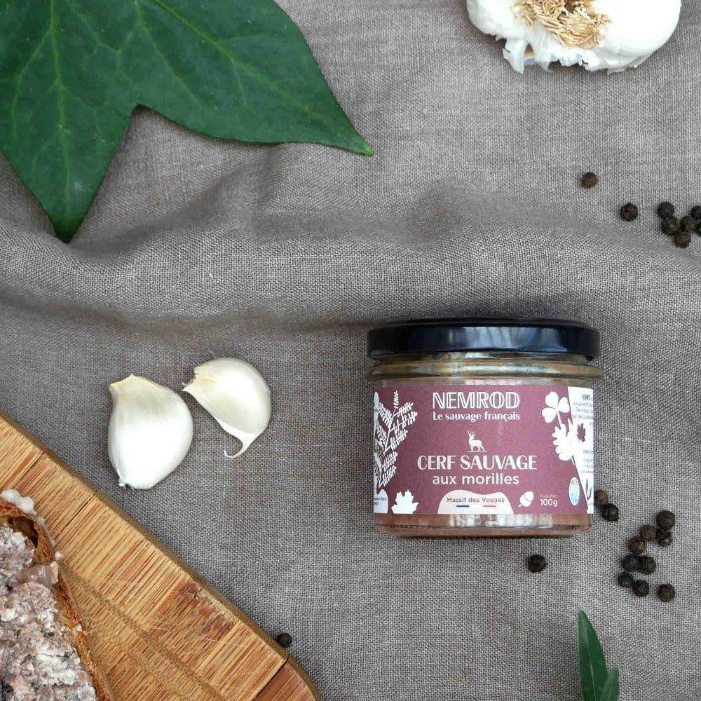 Hirschterrine mit Morcheln - Wild 100g Nemrod