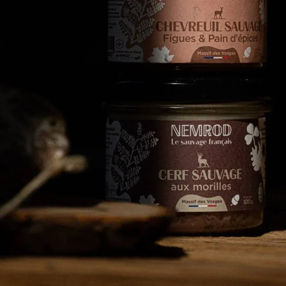 Hirschterrine mit Morcheln - Wild 100g Nemrod