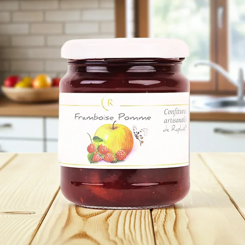 Himbeer-Apfel Konfitüre Extra 250g Confitures de Raphaël