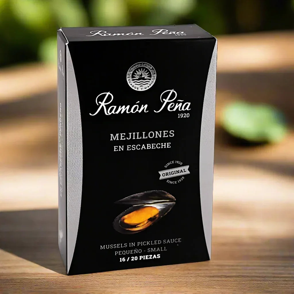Kleine Miesmuscheln aus Galizien - Sauce Escabèche Ramón Peña