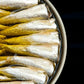 Sardinillas en Aceite de Oliva (Kleine Sardinen aus Galizien) Real Conservera Espanola