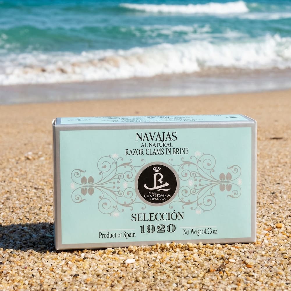 Navajas al Natural (Schwertmuscheln im Natursud) – Selección 1920 Real Conservera Espanola
