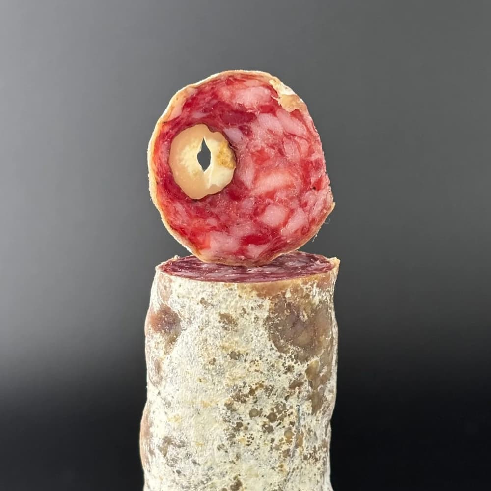 Saucisson de Sanglier Sauvage aux Noisettes 100% Français (Wildschwein-Salami mit Haselnüsse, luftgetrocknet) 180g Venandi