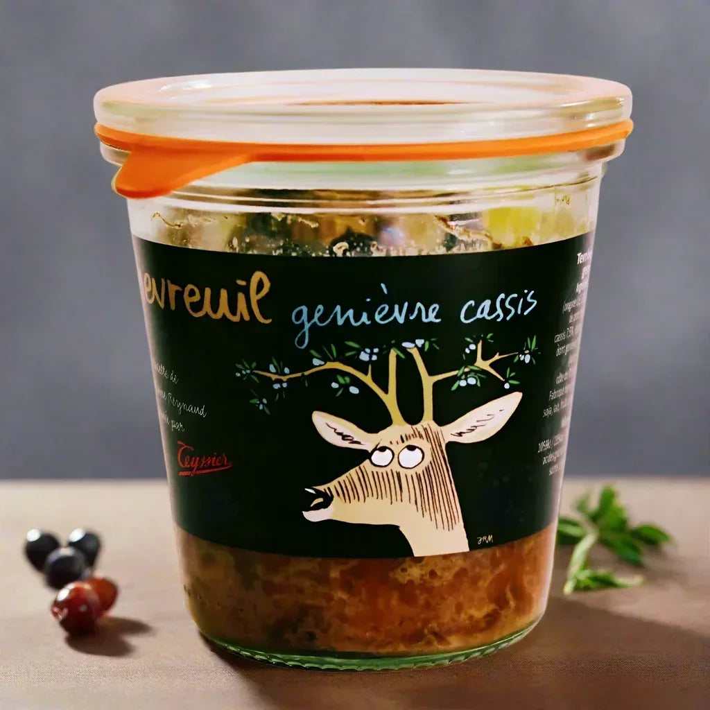 Terrine Reh, Wacholder und Cassis von Stéphane Reynaud Teyssier Salaisons