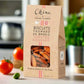 Biscuits mit Schafskäse aus Baskenland, Tomaten und Zwiebeln Okina