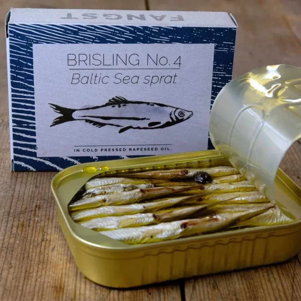 Brisling Nr. 4 Ostseesprotte, mit Piment und Nelken Fangst Nordic