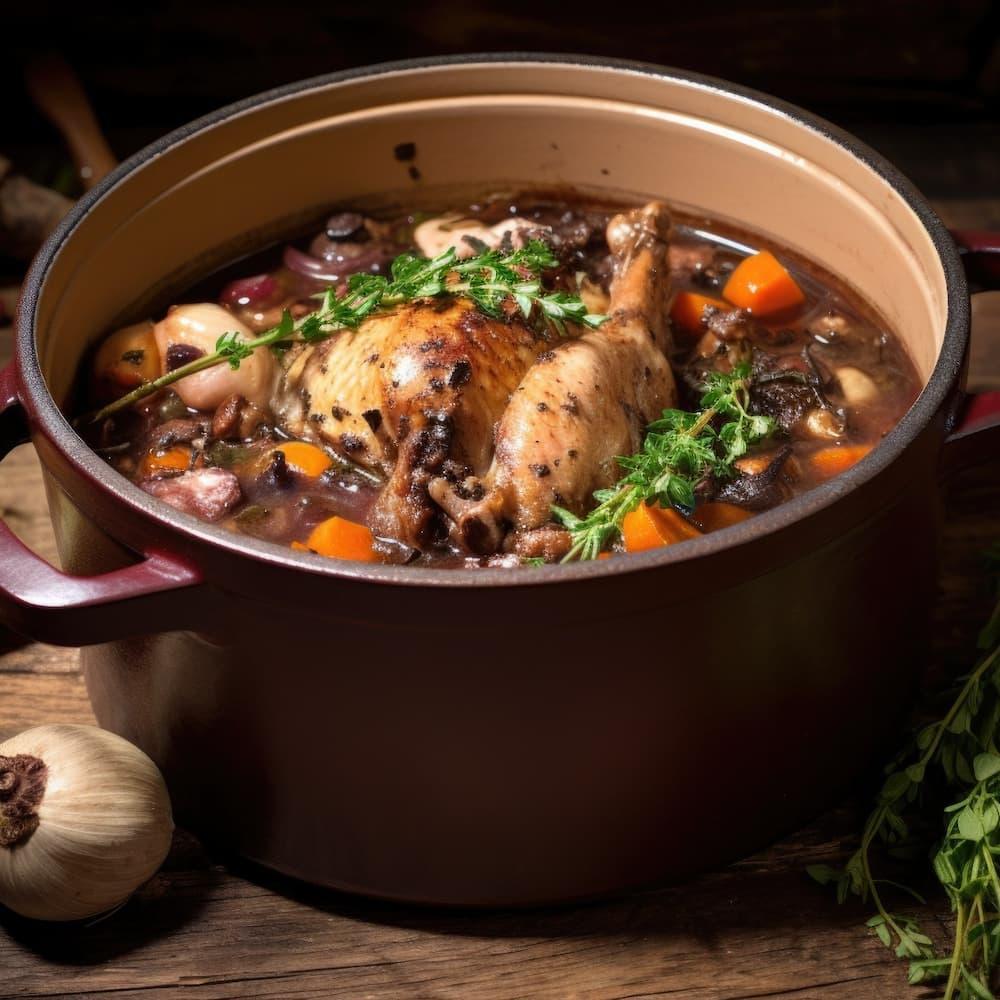Coq au vin de Bergerac Maison Lembert
