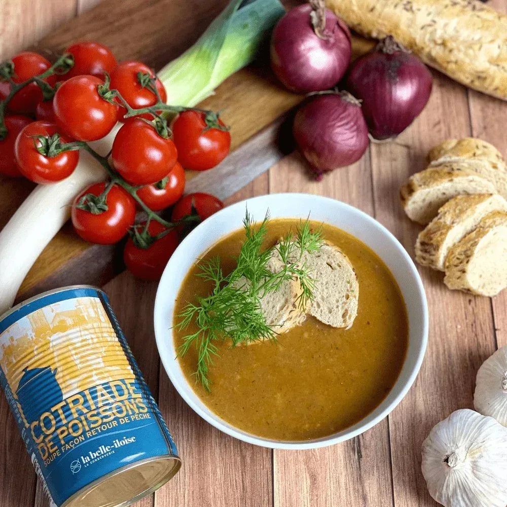 Cotriade (Fischsuppe mit Stückchen) Belle Iloise