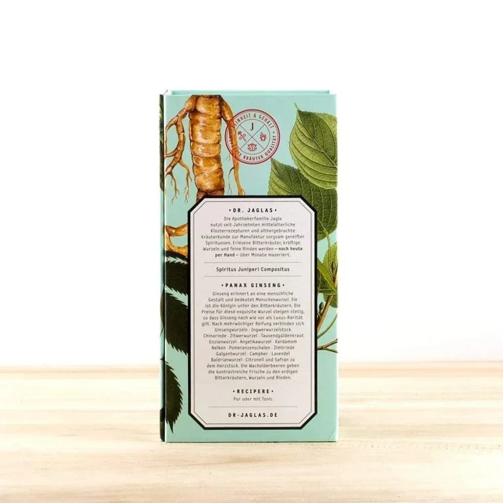 Dr. Jaglas Gin-Seng (Gin mit Ginseng) Dr. Jaglas