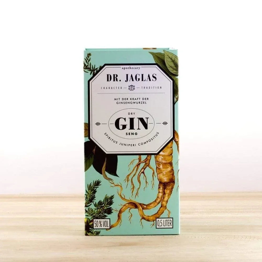 Dr. Jaglas Gin-Seng (Gin mit Ginseng) Dr. Jaglas