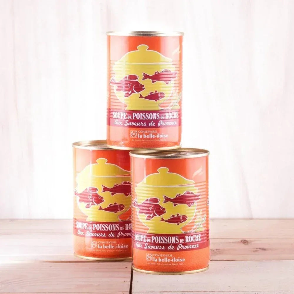Felsenfischsuppe (soupe de poisson de roche) Belle Iloise