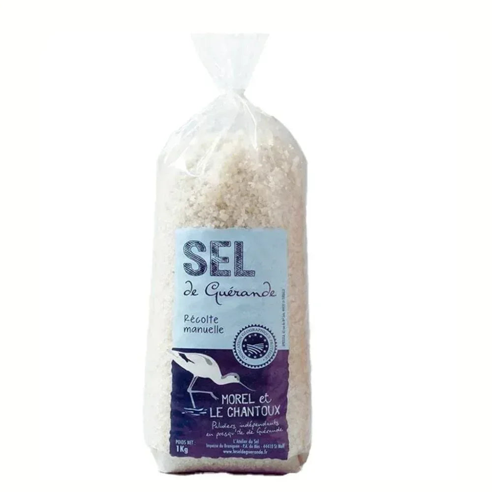 Grobes Meersalz aus Guérande 1 Kg Atelier du Sel- Morel et Le Chantoux