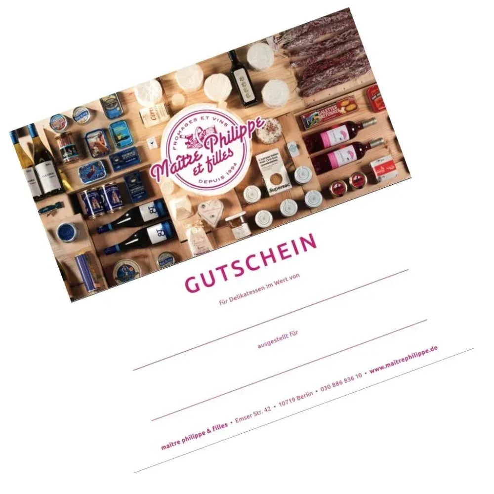 Gutschein (nur im Laden) Maître Philippe & Filles
