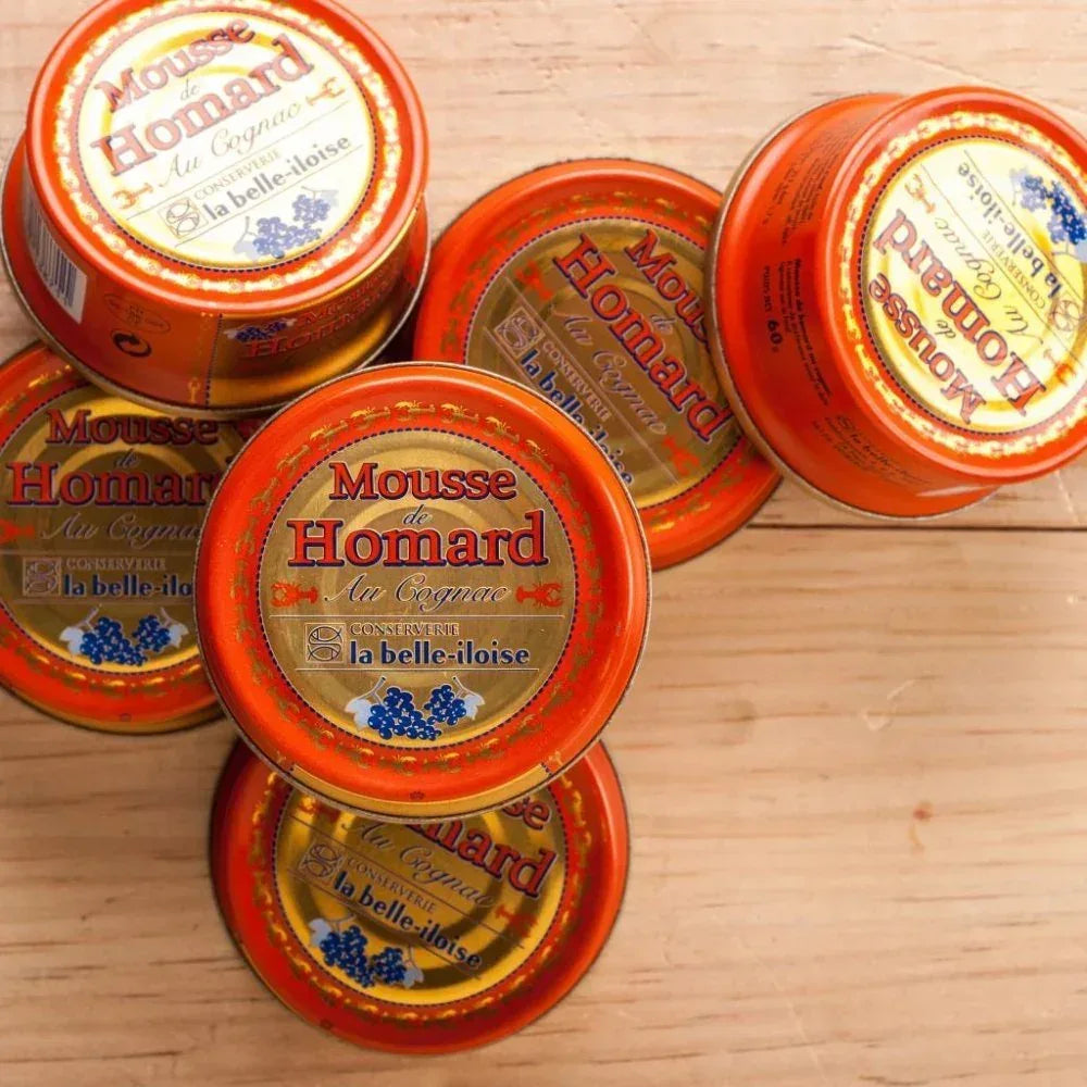 Hummer-Mousse mit Cognac Belle Iloise
