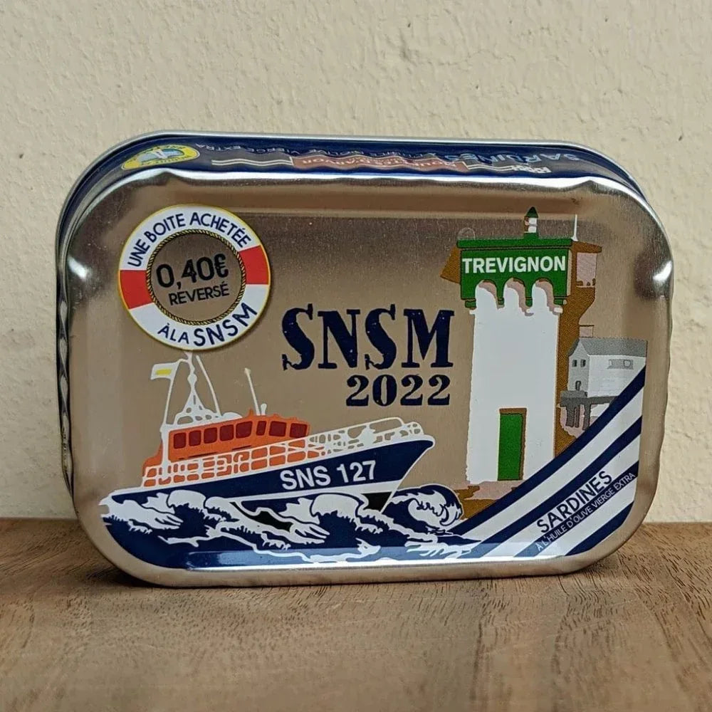 Jahrgangssardinen 2022 SNSM-Trévignon Mouettes d'Arvor