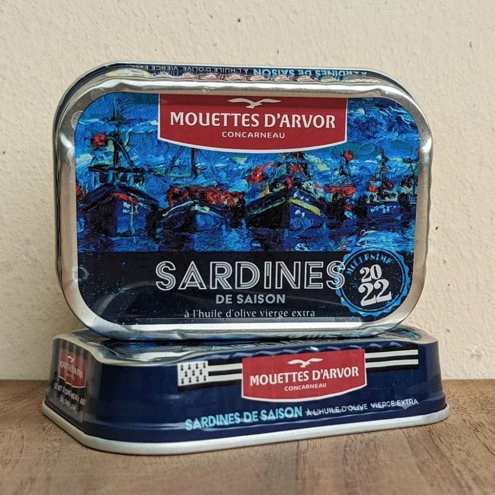 Jahrgangssardinen Saison 2022 Mouettes d'Arvor