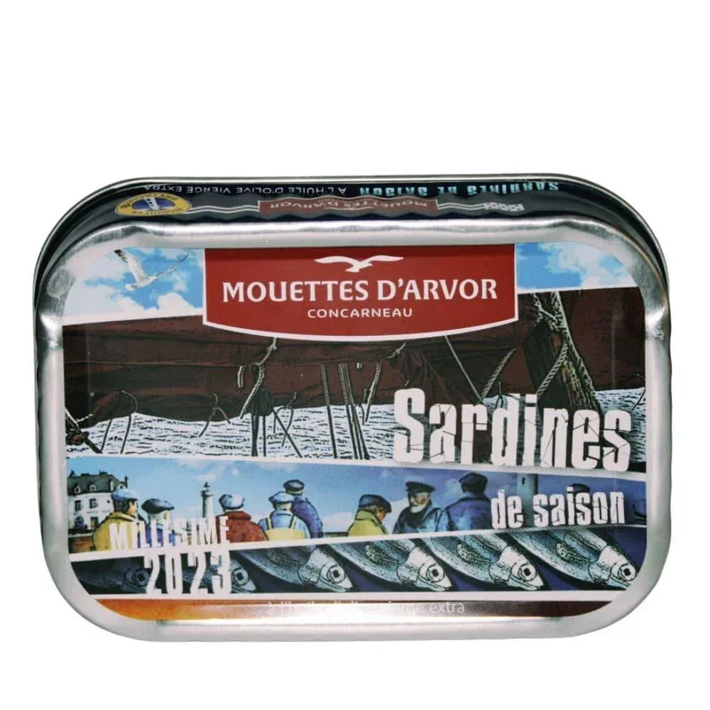 Jahrgangssardinen Saison 2023 Mouettes d'Arvor