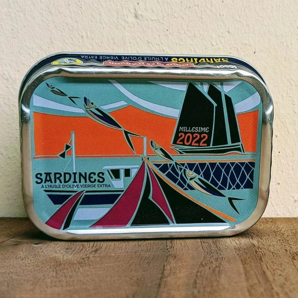 Jahrgangssardinen "Ville bleue" 2022 Mouettes d'Arvor
