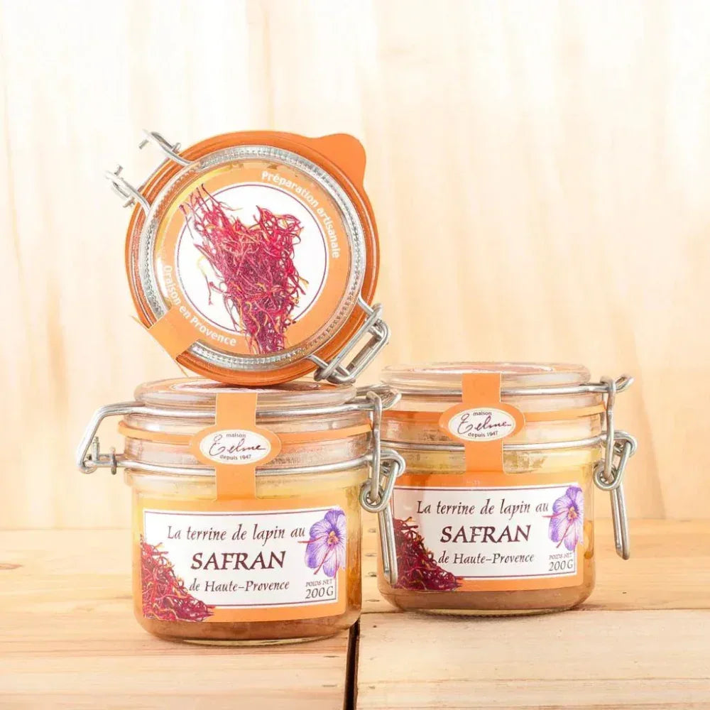 Kaninchenterrine mit Safran 200g Maison Telme