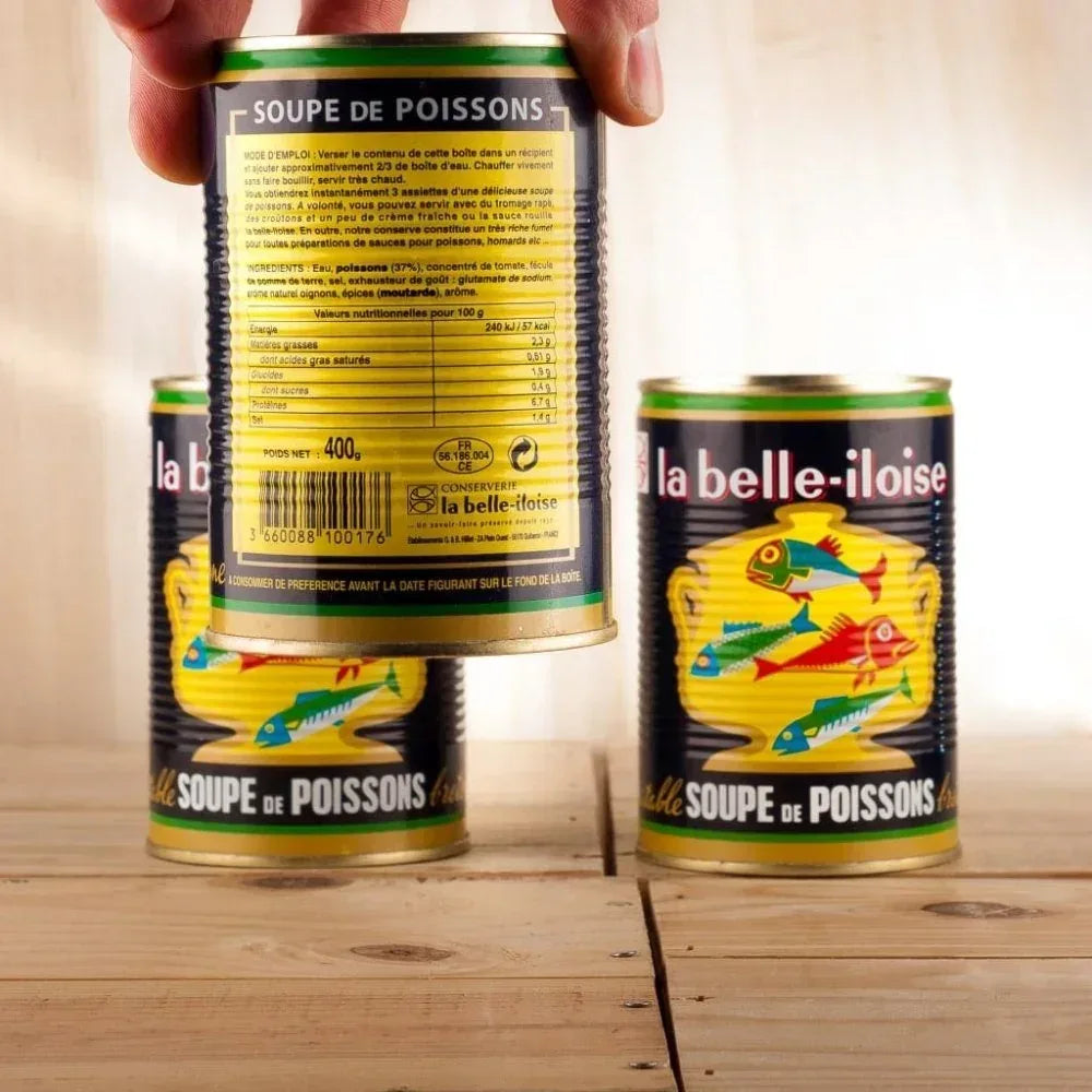 Klassische bretonische Fischsuppe Belle Iloise