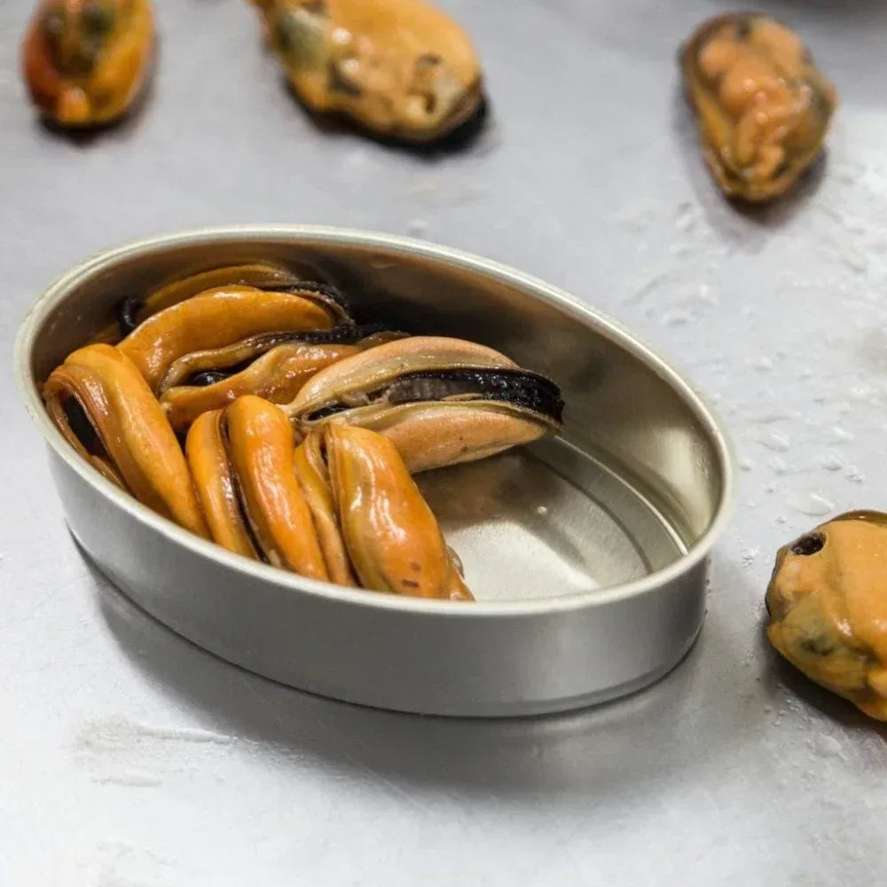 Kleine Miesmuscheln aus Galizien - Sauce Escabèche Ramón Peña