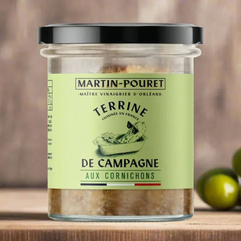 Landterrine mit Cornichons aus dem Loire-Tal Martin Pouret